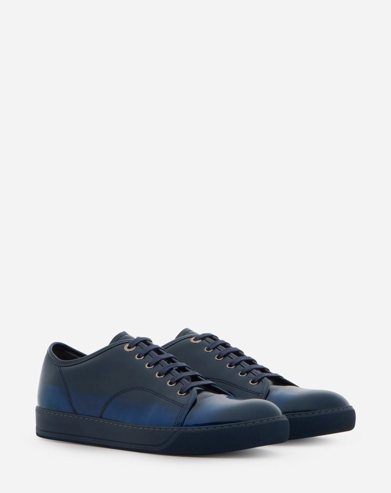 Lanvin Abrasivato Dbb1 Sneakers Sneakers Herr Blå | ME83-3213A9