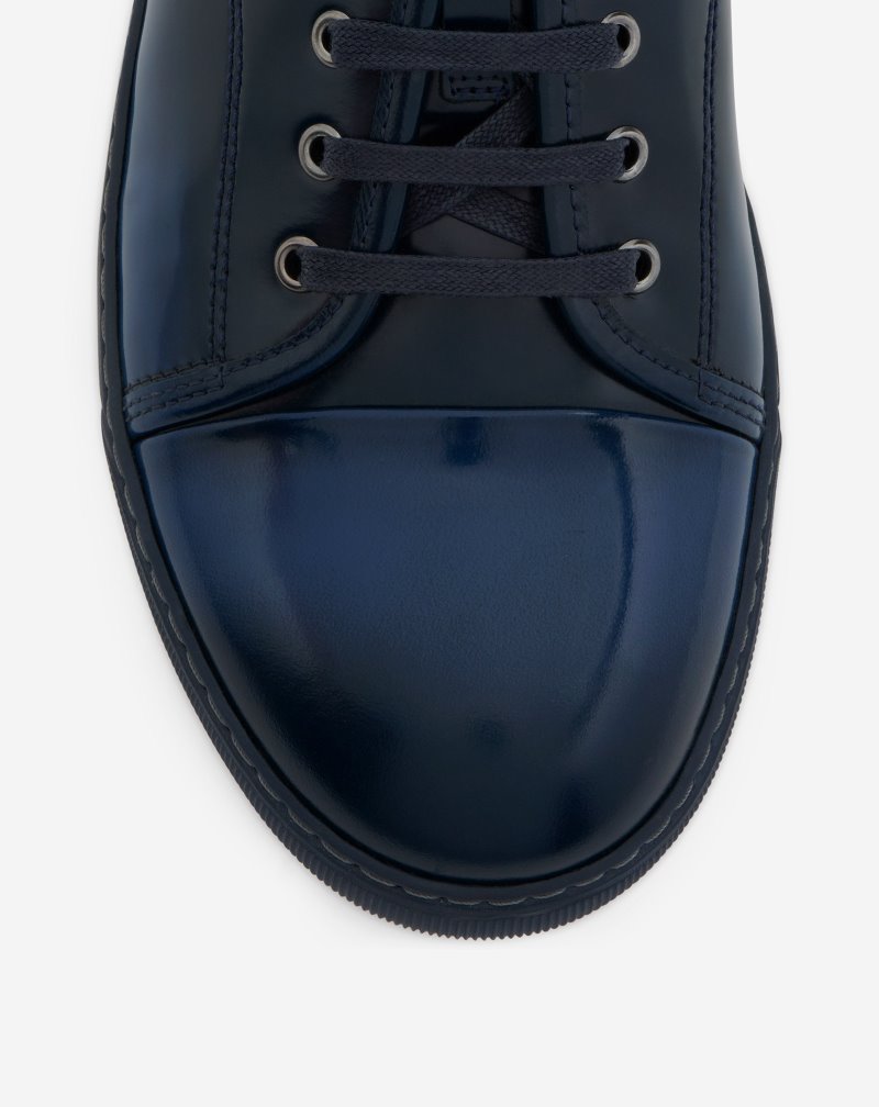Lanvin Abrasivato Dbb1 Sneakers Sneakers Herr Blå | ME83-3213A9