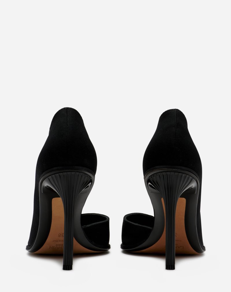 Lanvin Arpège Grosgrain Pumps Klackar Dam Svarta | LO11-9791H5
