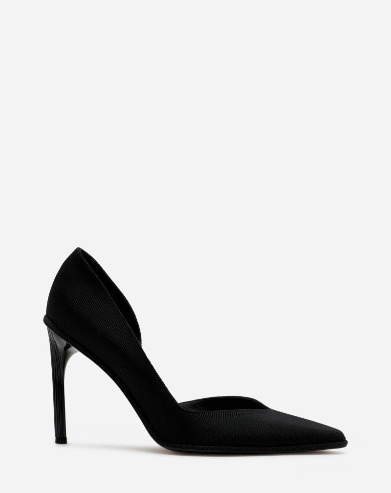 Lanvin Arpège Grosgrain Pumps Klackar Dam Svarta | LO11-9791H5