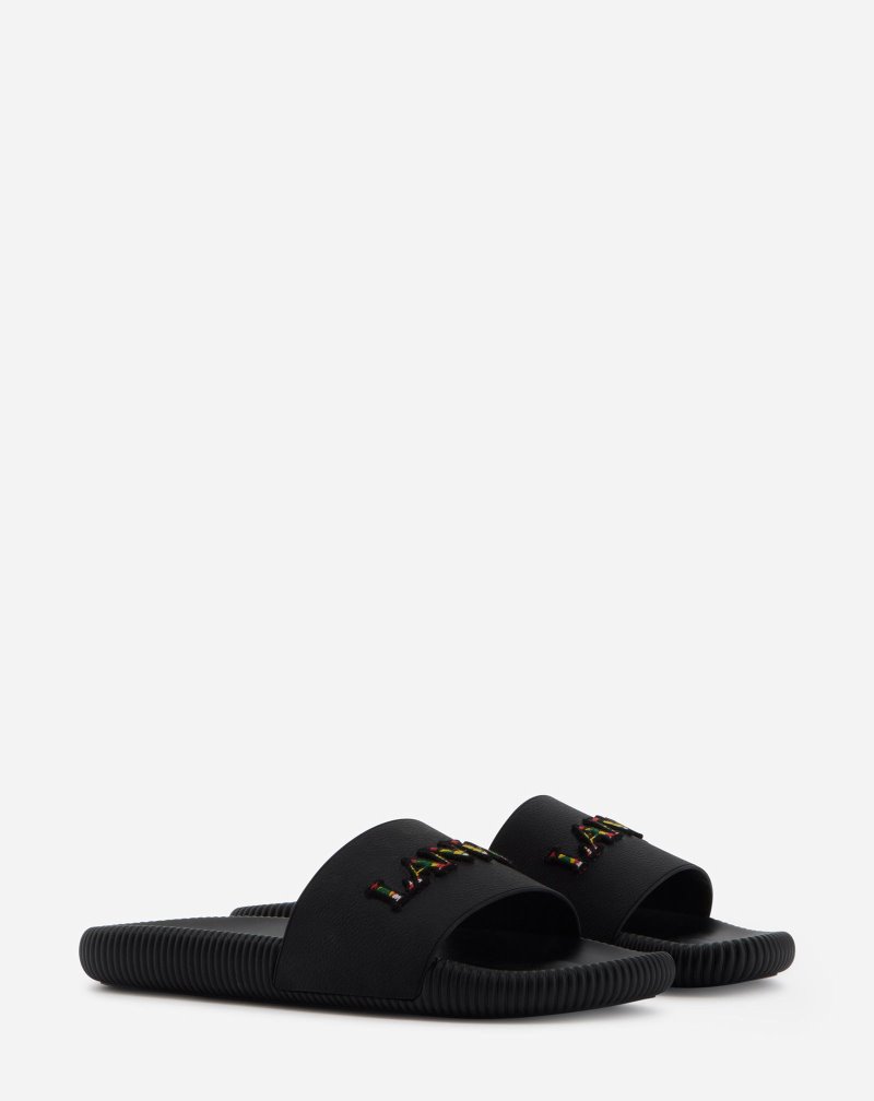 Lanvin Arpège Slides Badtofflor Herr Svarta | ML02-0222L3
