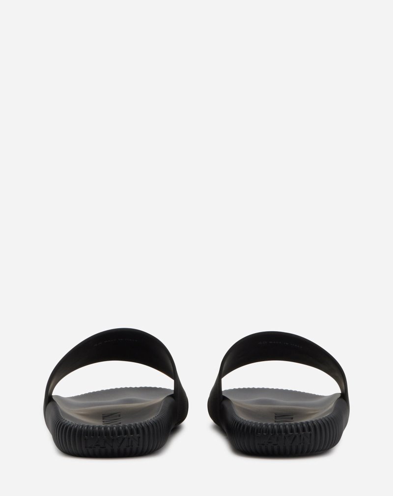 Lanvin Arpège Slides Badtofflor Herr Svarta | ML02-0222L3