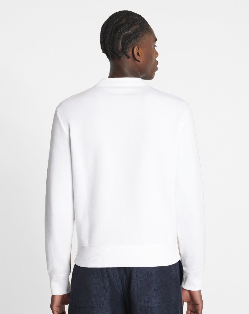 Lanvin Camouflage Printed Sweatshirt Tröjor Herr Beige | JY09-5999A1
