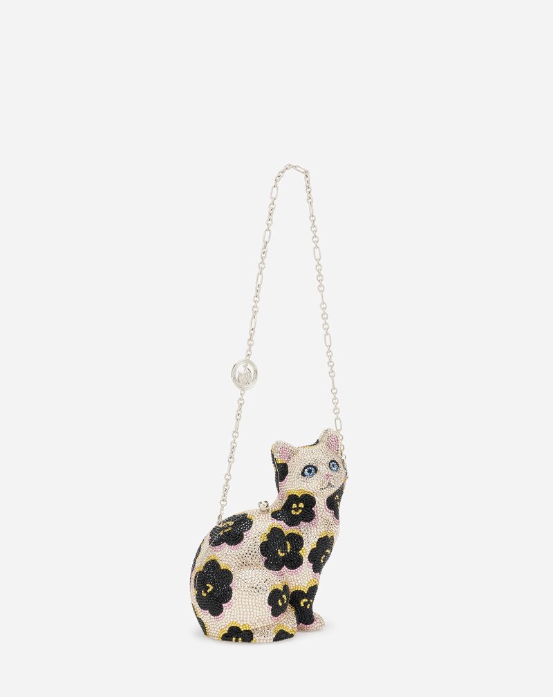 Lanvin Cat Minaudiere X Judith Leiber Väskor Dam Beige Rosa | JV16-8516X8