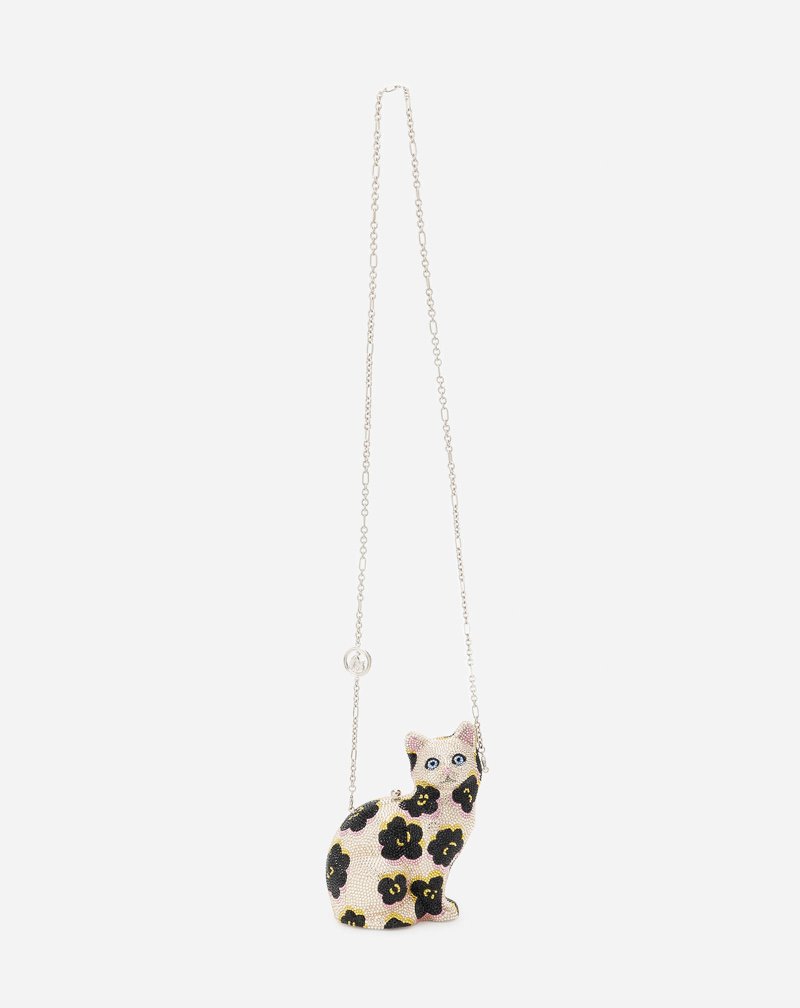 Lanvin Cat Minaudiere X Judith Leiber Väskor Dam Beige Rosa | JV16-8516X8