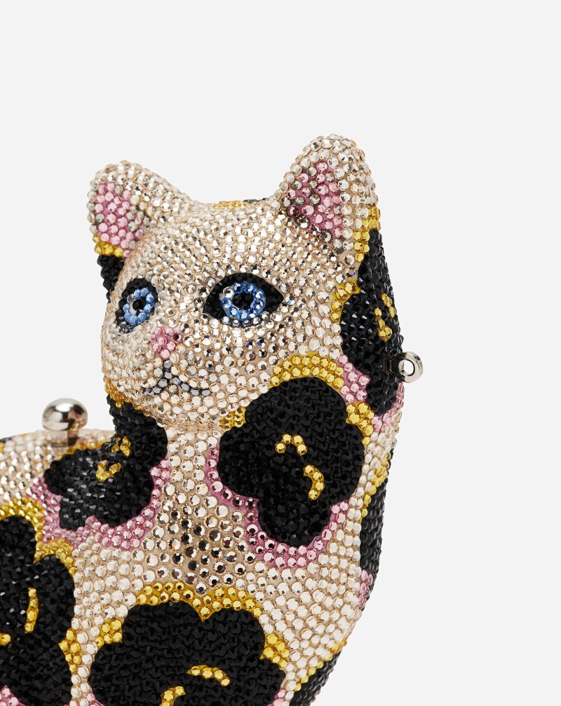 Lanvin Cat Minaudiere X Judith Leiber Väskor Dam Beige Rosa | JV16-8516X8