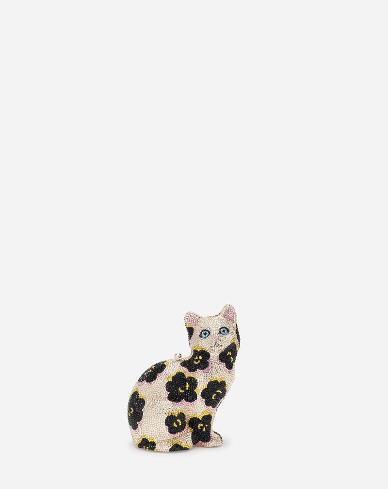 Lanvin Cat Minaudiere X Judith Leiber Väskor Dam Beige Rosa | JV16-8516X8