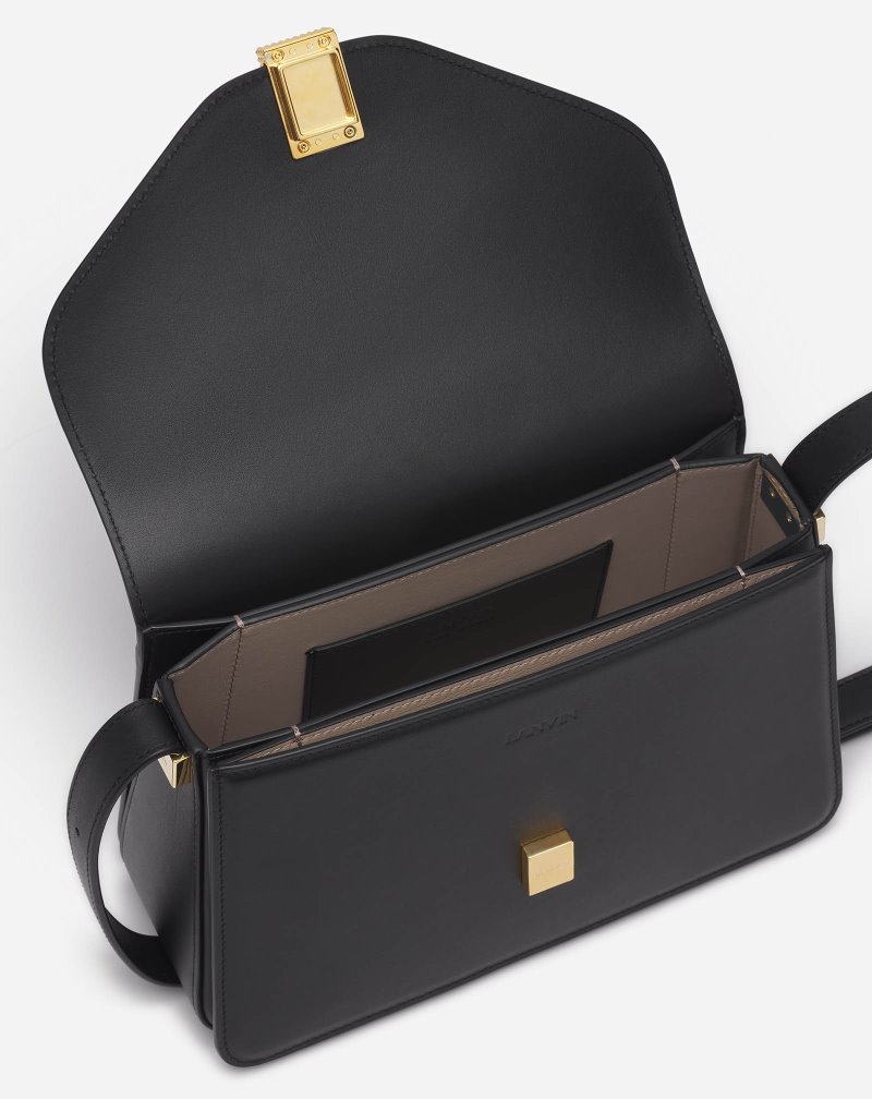 Lanvin Concerto Pm Leather Bag Väskor Dam Svarta | LC08-1138T7