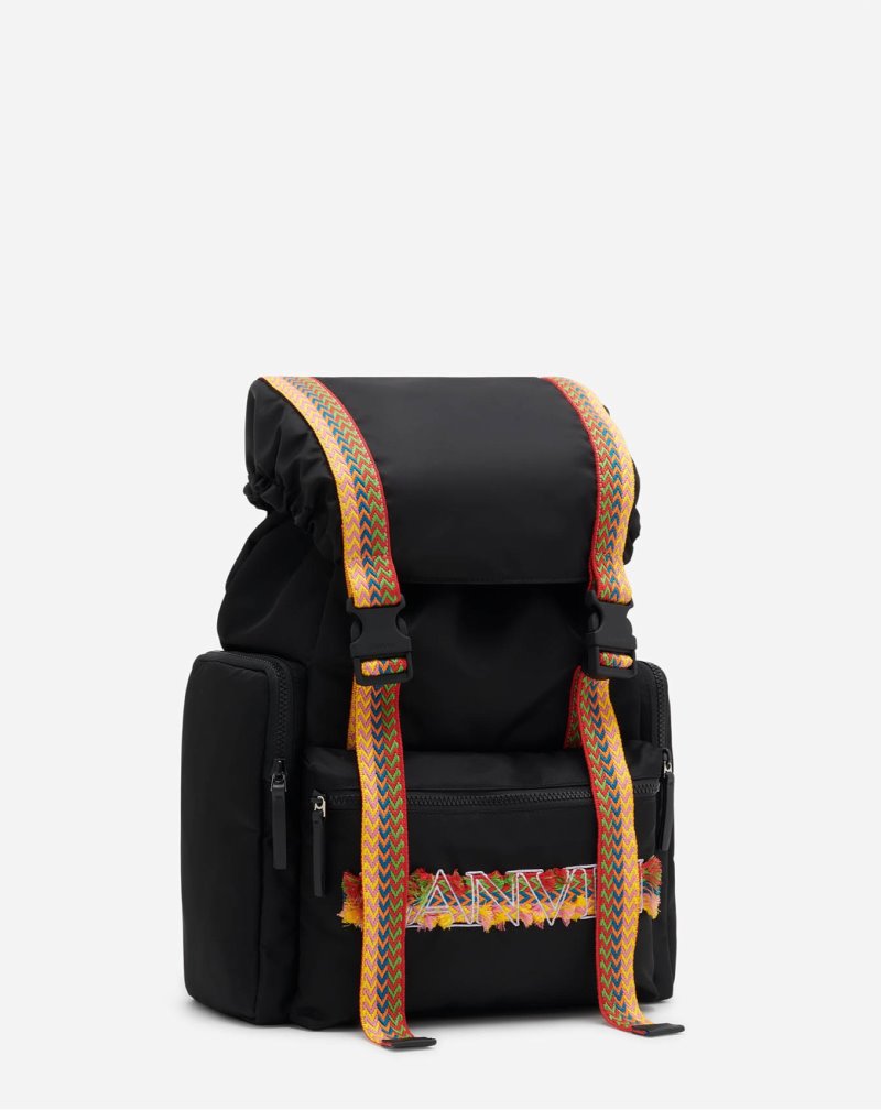 Lanvin Curb Backpack Ryggsäckar Herr Svarta | YH74-6074O5