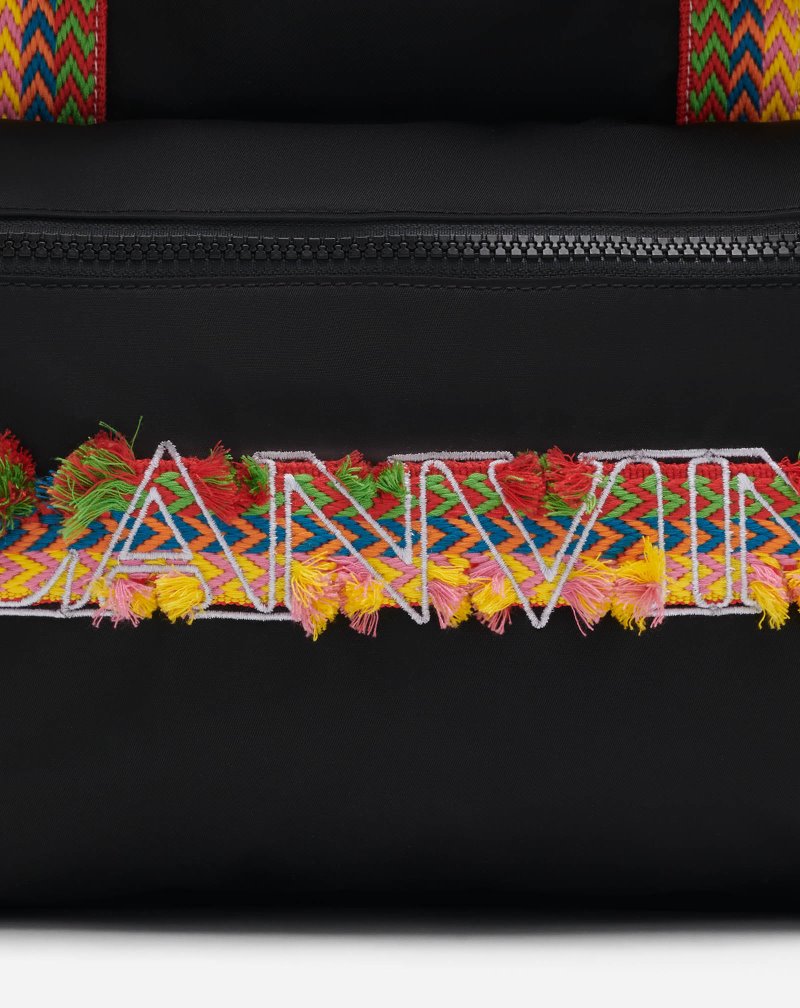 Lanvin Curb Backpack Ryggsäckar Herr Svarta | YH74-6074O5