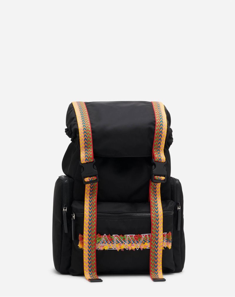 Lanvin Curb Backpack Ryggsäckar Herr Svarta | YH74-6074O5