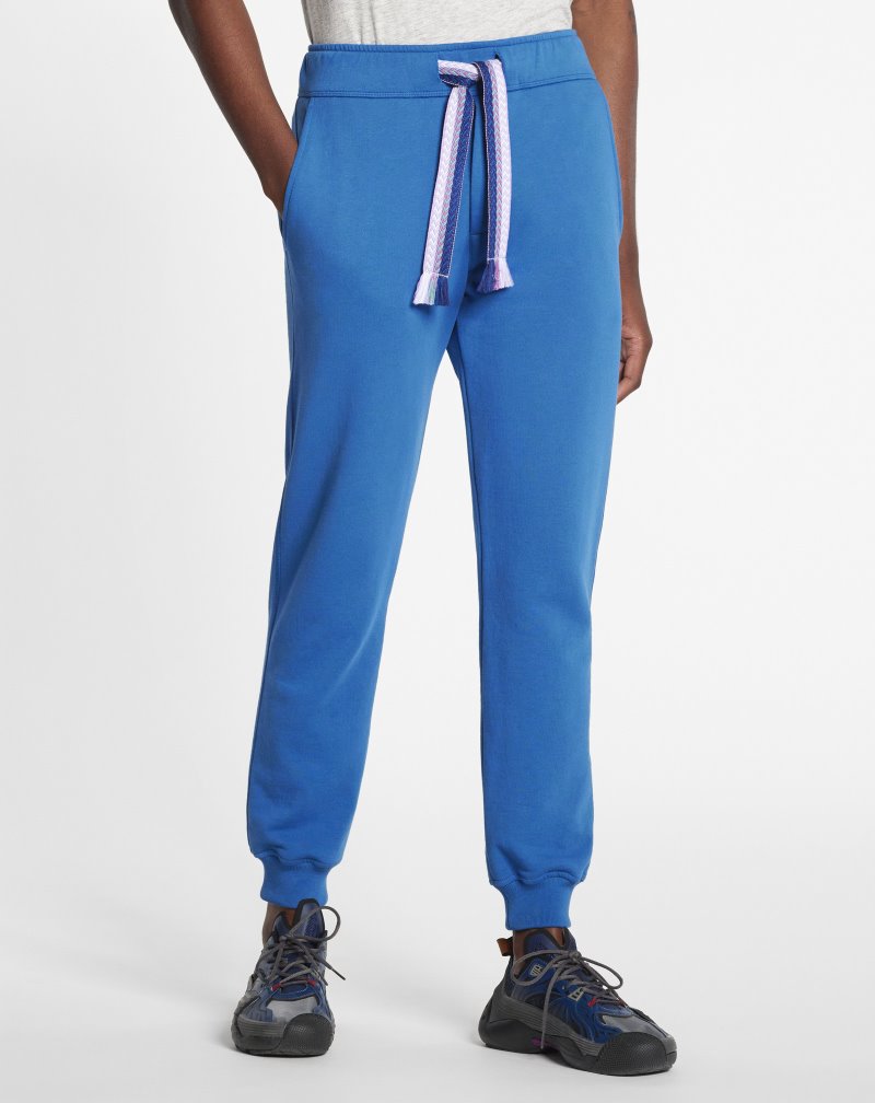 Lanvin Curb Sweatpants Byxor Herr Blå | DO23-2613I9
