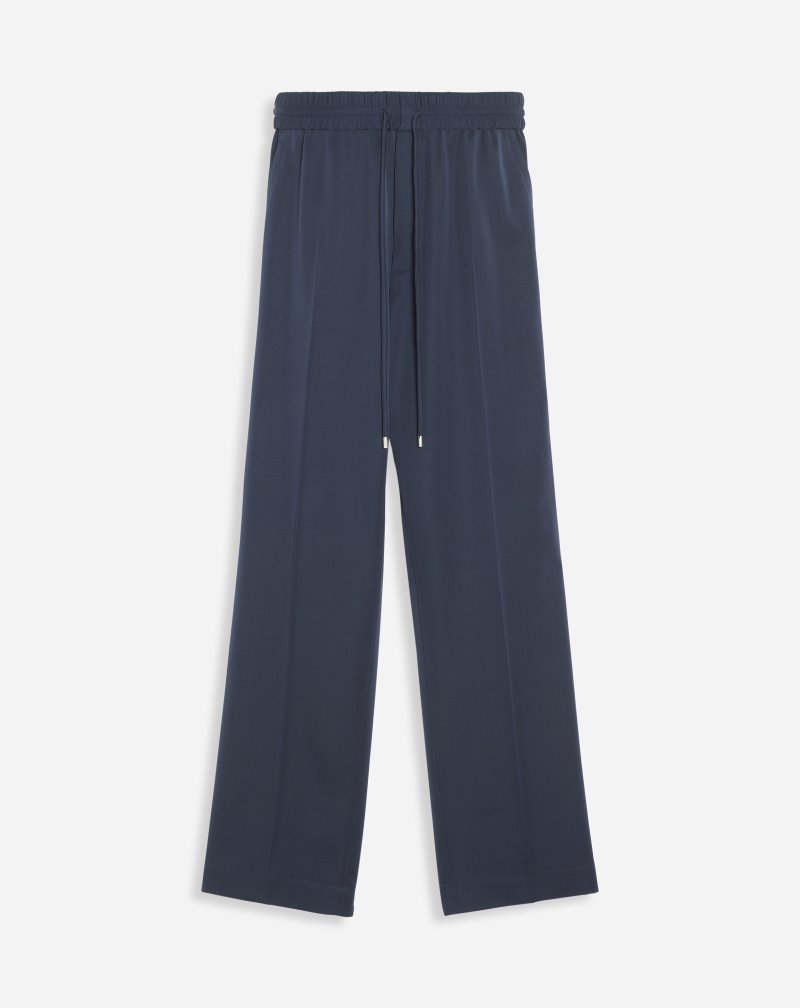 Lanvin Embroidered Jl3d Sweatpants Byxor Herr Blå | LX85-6175T1