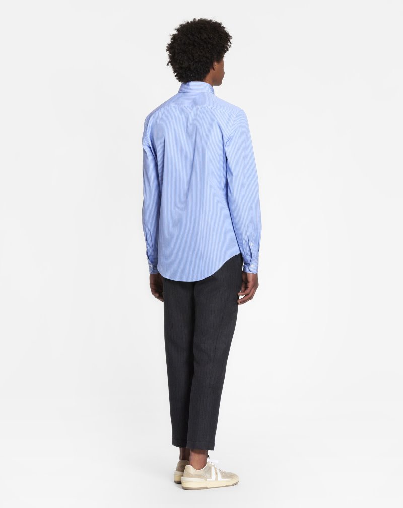 Lanvin Fitted Shirts Skjorta Herr Ljusblå | CD10-4060U6