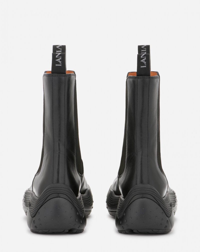 Lanvin Flash-x Bold Läder Boots Stövlar Dam Svarta Svarta | DJ70-7390U0