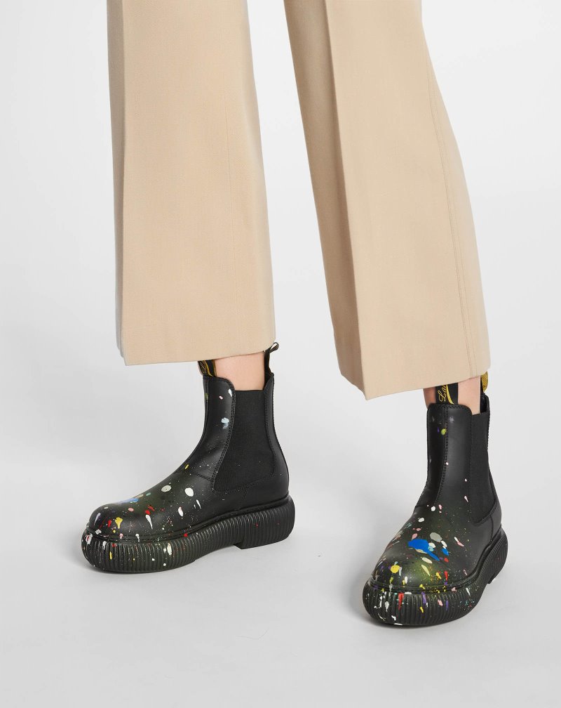 Lanvin Gallery Dept. X Lanvin Arpège Chelsea Boots Chelsea Stövlar Dam Svarta | DS60-7330S0