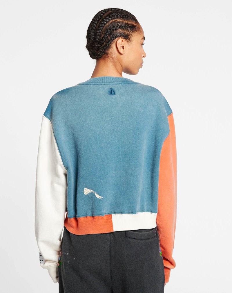 Lanvin Gallery Dept. X Lanvin Crewneck Sweatshirt Tröjor Dam Olika Färger | UY41-8151I3
