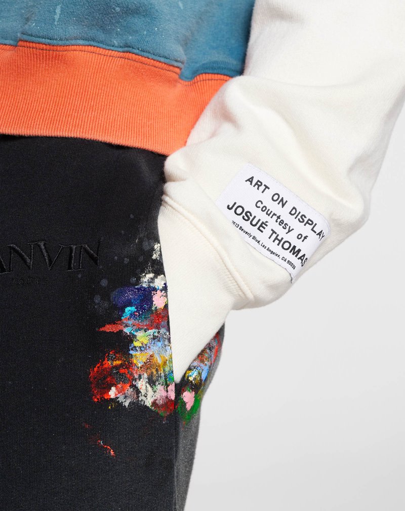 Lanvin Gallery Dept. X Lanvin Crewneck Sweatshirt Tröjor Dam Olika Färger | UY41-8151I3