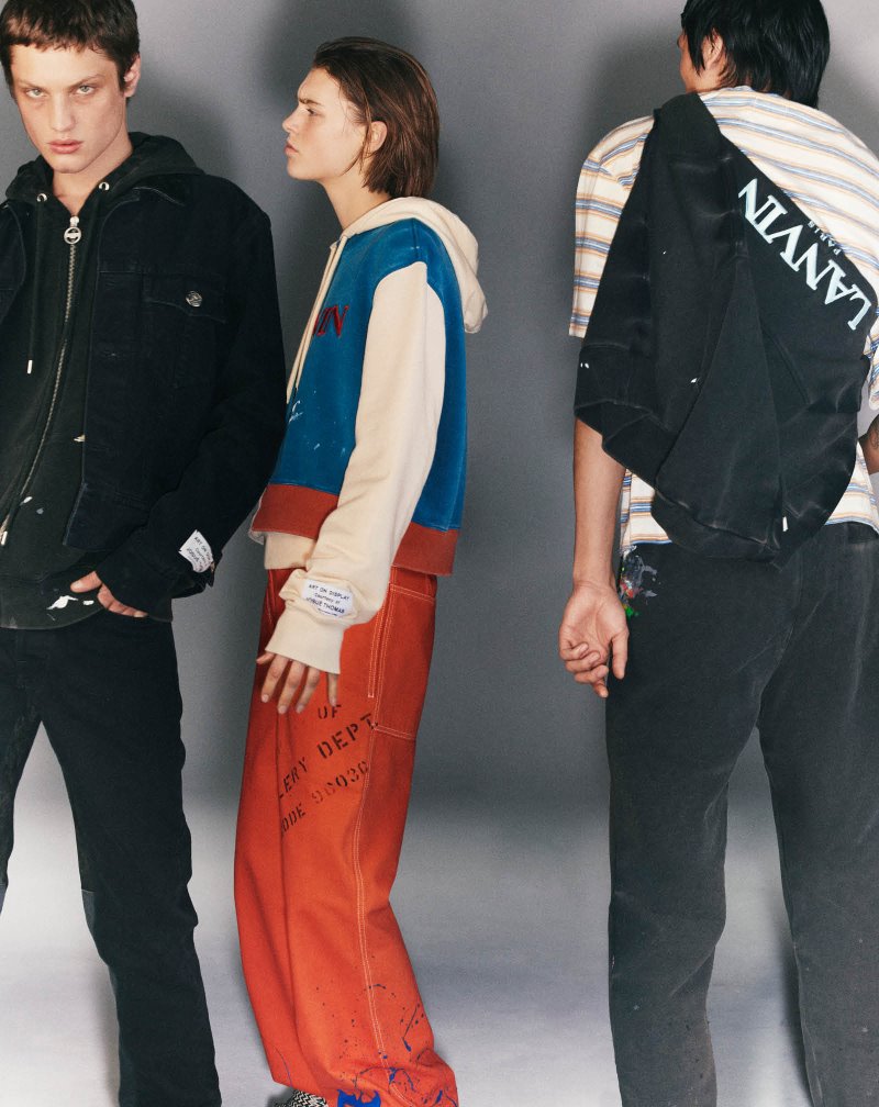 Lanvin Gallery Dept. X Lanvin Crewneck Sweatshirt Tröjor Dam Olika Färger | UY41-8151I3