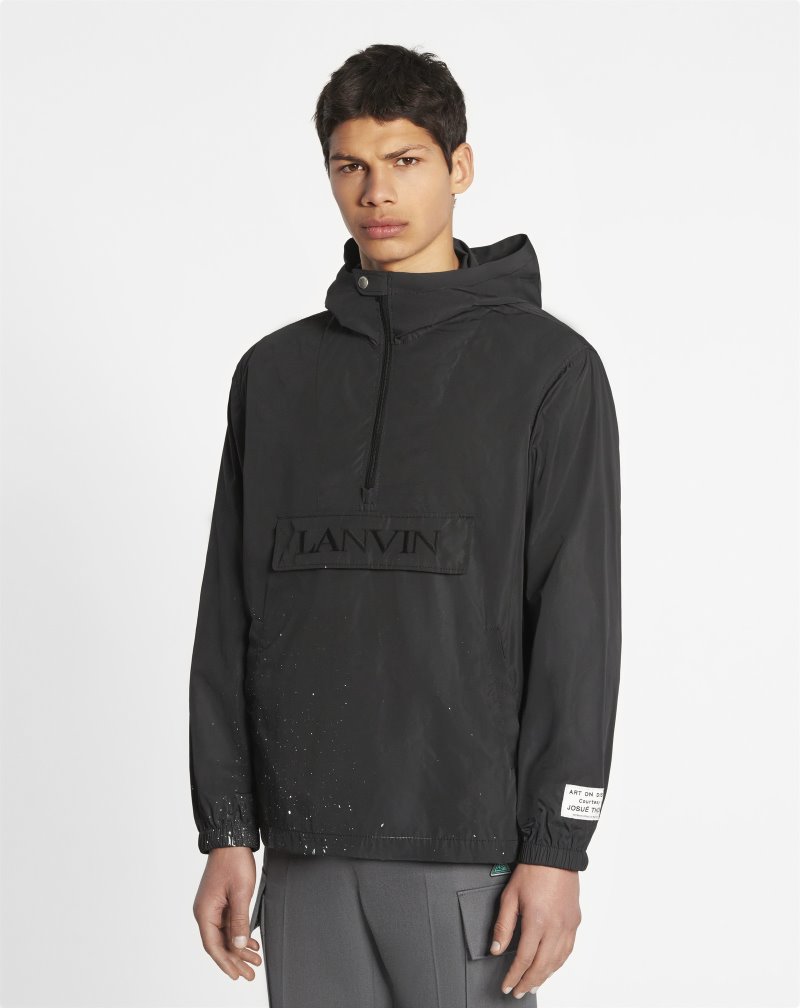 Lanvin Gallery Dept. X Lanvin Hooded Windbreaker Vindjacka Herr Olika Färger | UF54-0334D6