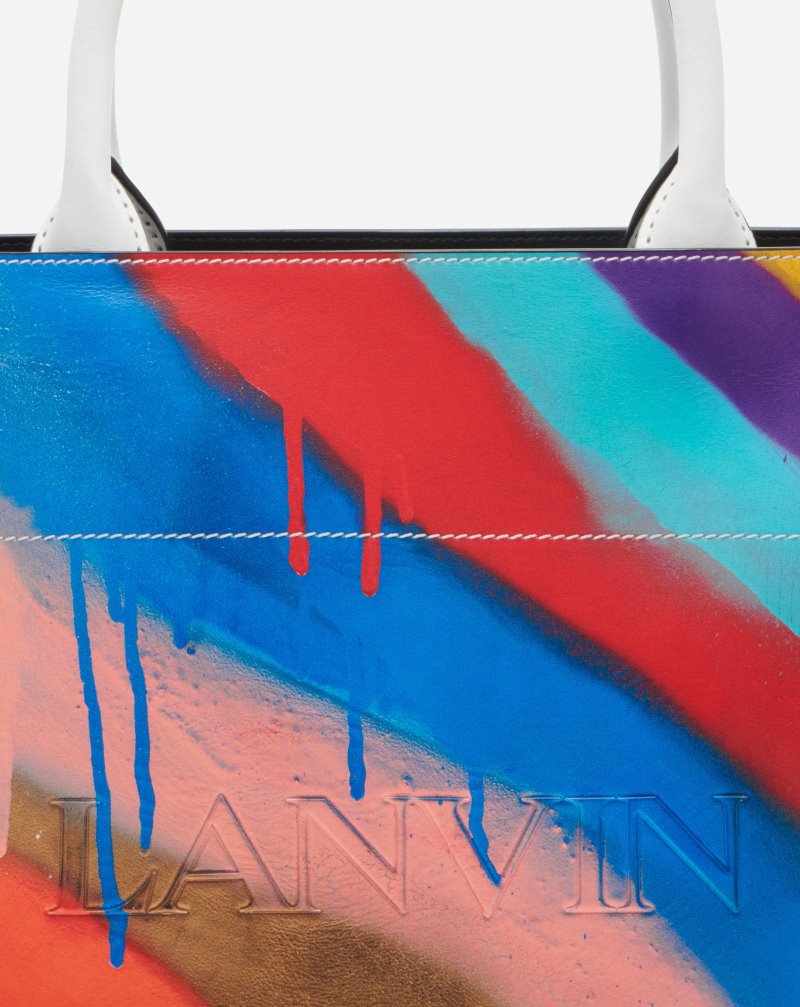 Lanvin Gallery Dept. X Lanvin In&Out Tote Bag Toteväska Herr Vita | ZU65-3665L2