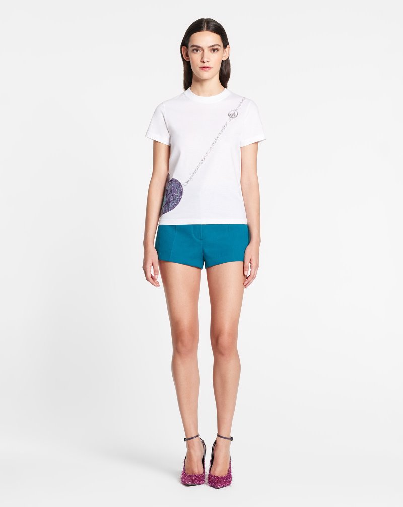 Lanvin Heart X Judith Leiber T Shirts T-shirt Dam Vita | VV18-6998R7