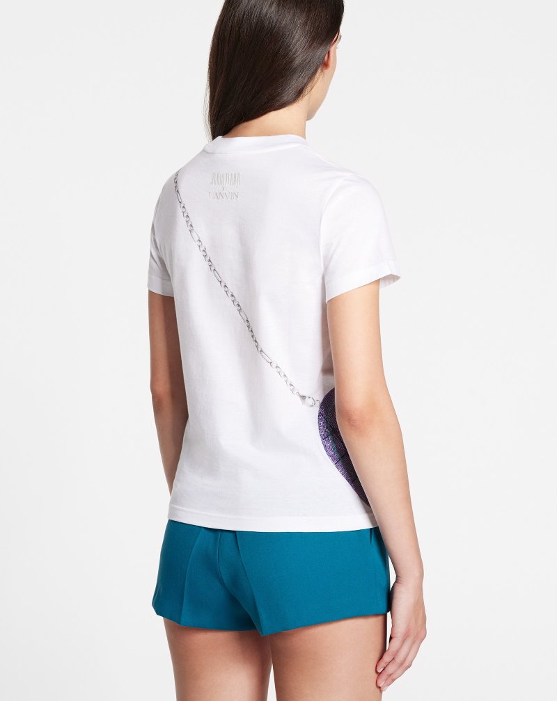 Lanvin Heart X Judith Leiber T Shirts T-shirt Dam Vita | VV18-6998R7