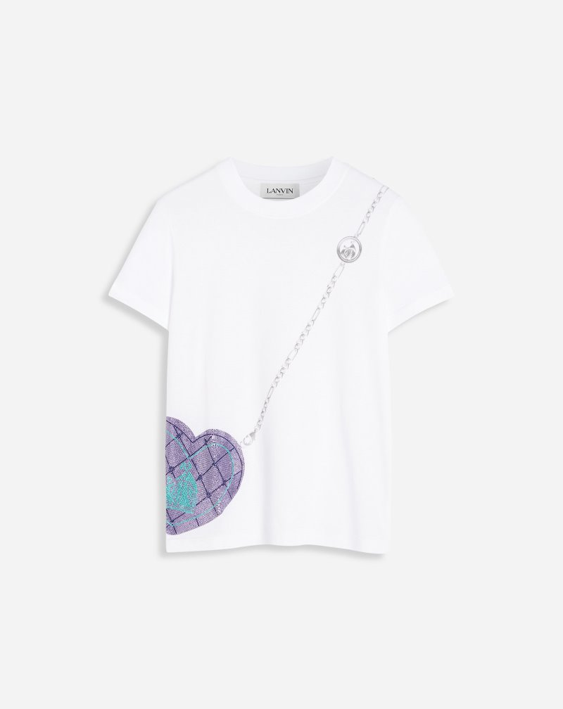 Lanvin Heart X Judith Leiber T Shirts T-shirt Dam Vita | VV18-6998R7