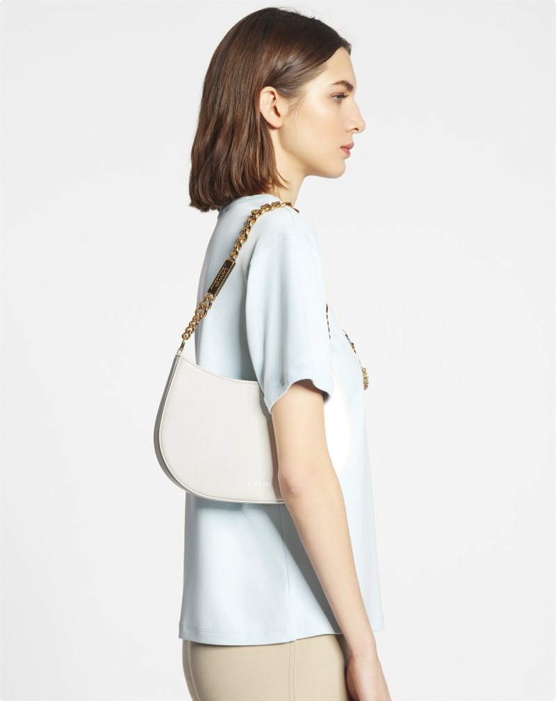 Lanvin Hobo By Lanvin Bag Sm Hobo Väska Dam Vita | AW97-2827N2