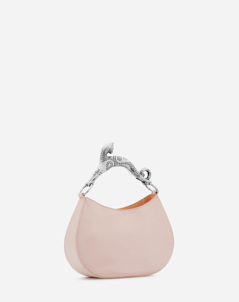 Lanvin Hobo Cat Bag Sm In Satin Hobo Väska Dam Rosa | GV22-3292C9