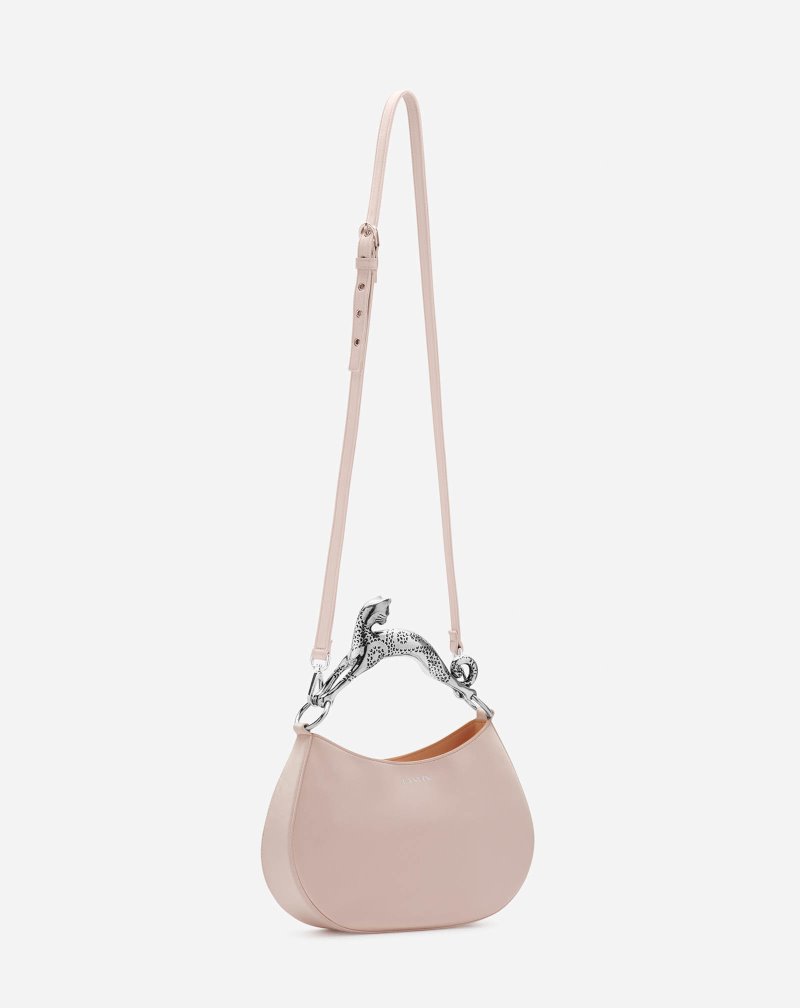 Lanvin Hobo Cat Bag Sm In Satin Hobo Väska Dam Rosa | GV22-3292C9