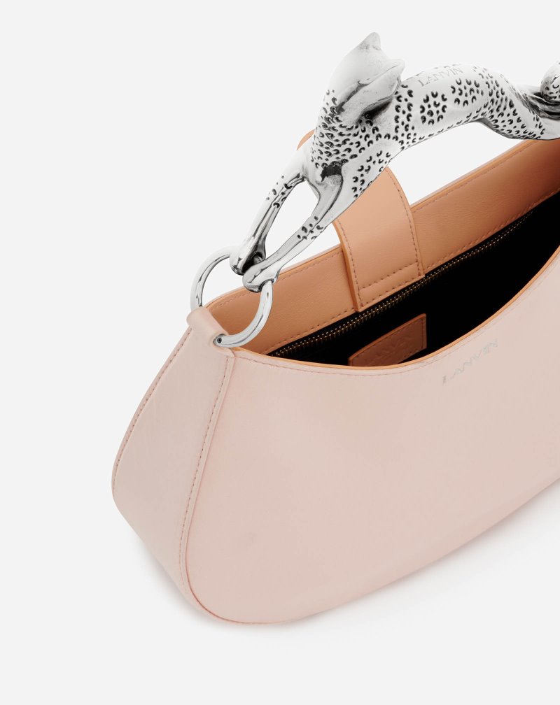 Lanvin Hobo Cat Bag Sm In Satin Hobo Väska Dam Rosa | GV22-3292C9