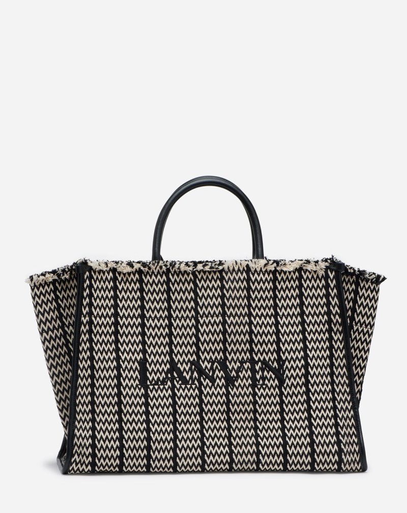 Lanvin In&Out Tote Bag Mm Tote Herr Svarta | RP43-4143M4