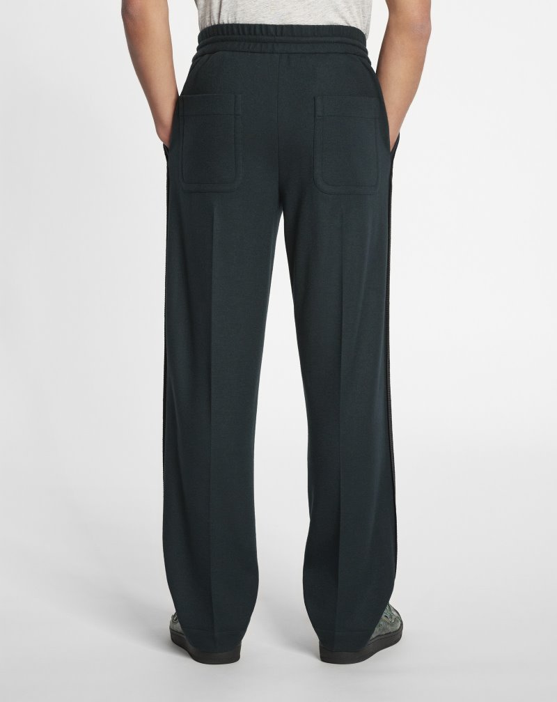 Lanvin Jersey Sweatpants Byxor Herr Mörkgröna | IA67-1127U4