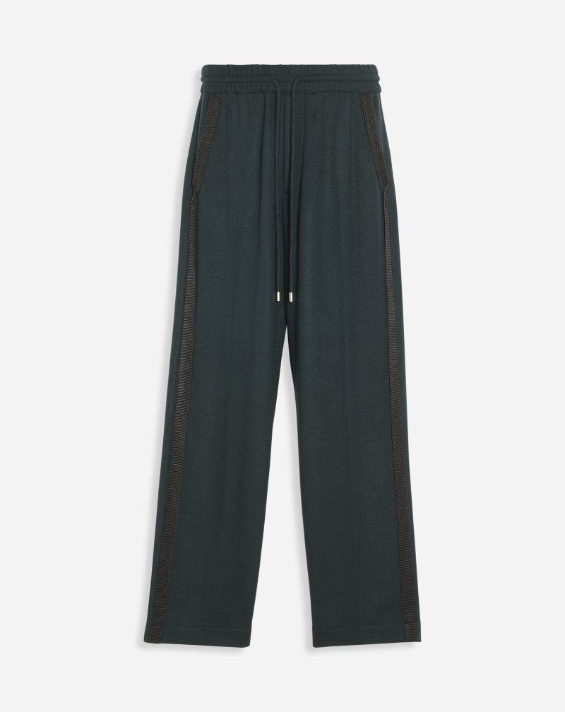 Lanvin Jersey Sweatpants Byxor Herr Mörkgröna | IA67-1127U4
