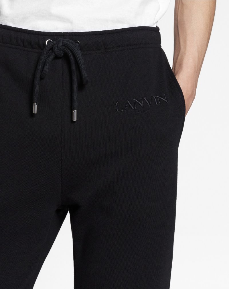 Lanvin Jogging Pants Byxor Herr Svarta | WL94-6234N8