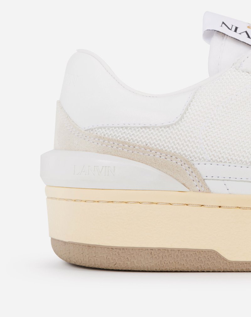 Lanvin Leather Clay Low-top Sneakers Sneakers Herr Vita | EL14-6334B8