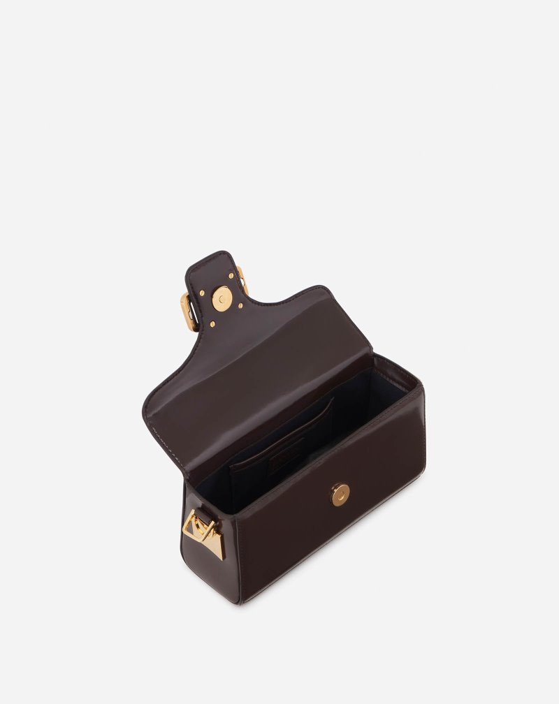 Lanvin Leather Nano Pencil Bag Väskor Dam Kaffe | ZU04-7294W9