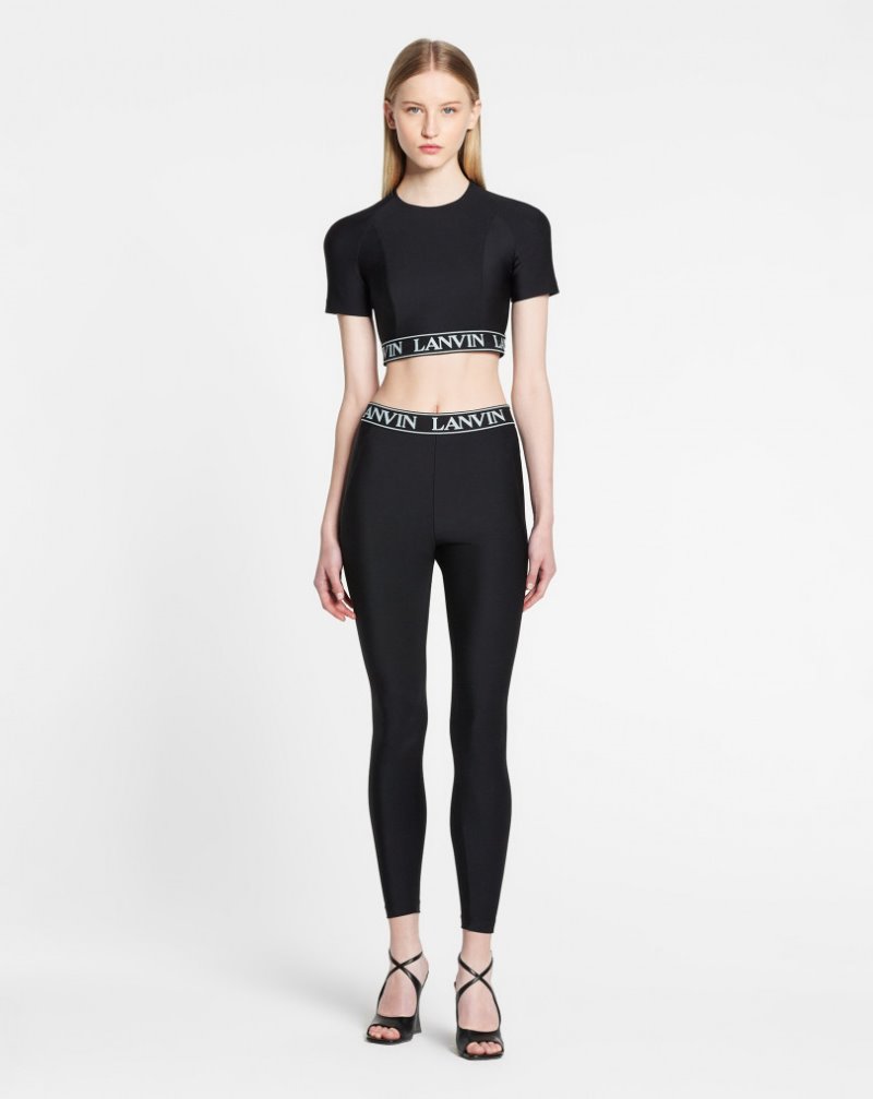 Lanvin Leggings Leggings Dam Svarta | IJ09-2759J5