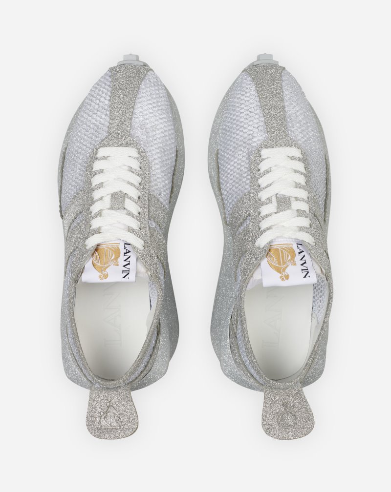 Lanvin Mesh Bumpr Sneakers Sneakers Dam Silver | RE72-3542O6