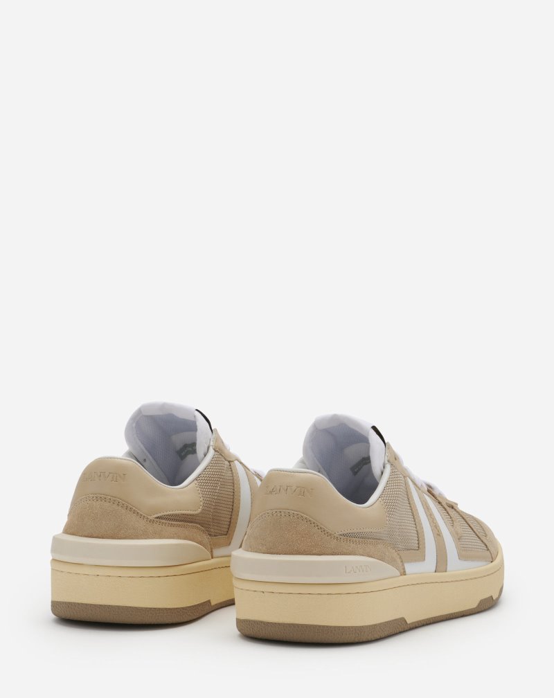 Lanvin Mesh Clay Sneakers Sneakers Herr Beige Vita | VU70-0190P5