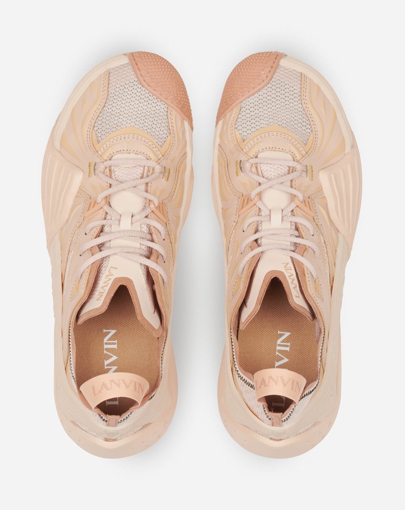 Lanvin Mesh Flash-x Sneakers Sneakers Herr Beige | IR92-0372H7