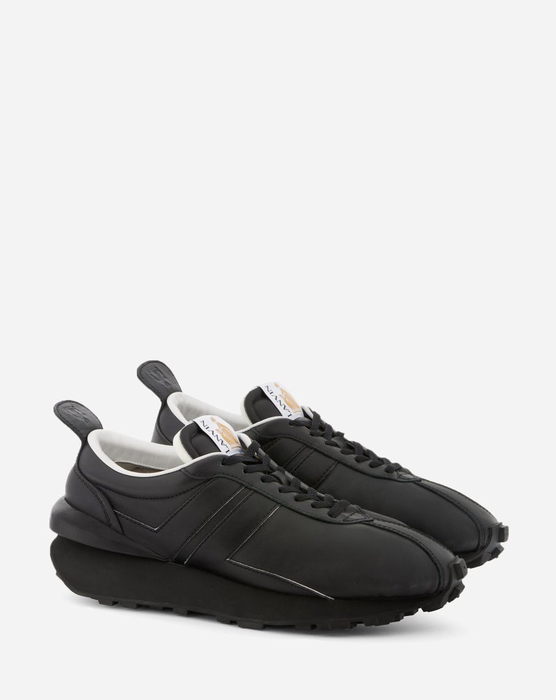 Lanvin Nappa Leather Bumpr Sneakers Sneakers Dam Vita | QD27-4707L2