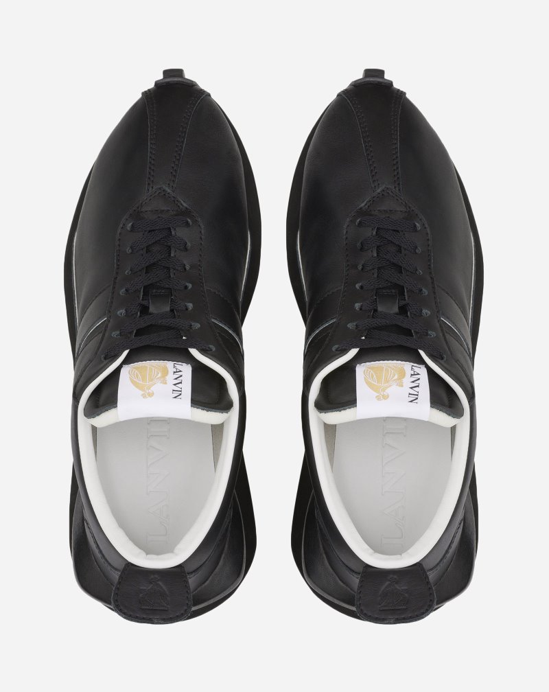 Lanvin Nappa Leather Bumpr Sneakers Sneakers Dam Vita | QD27-4707L2