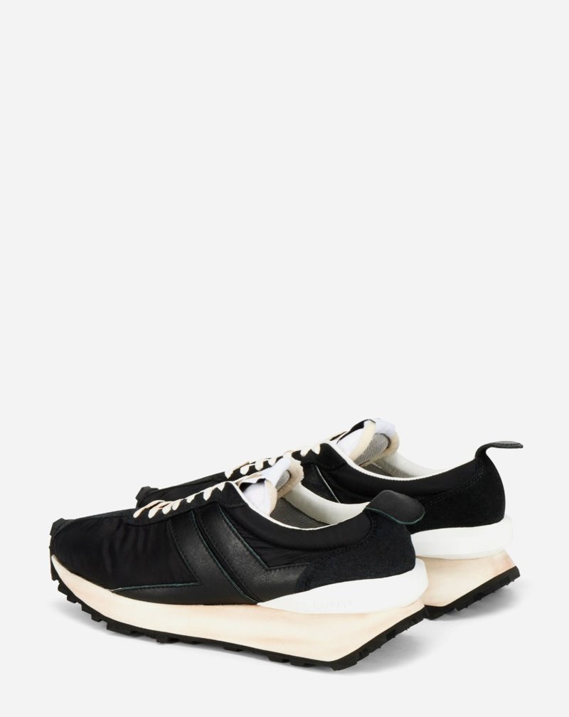 Lanvin Nylon Bumpr Sneakers Sneakers Herr Vita | BY94-6564S2
