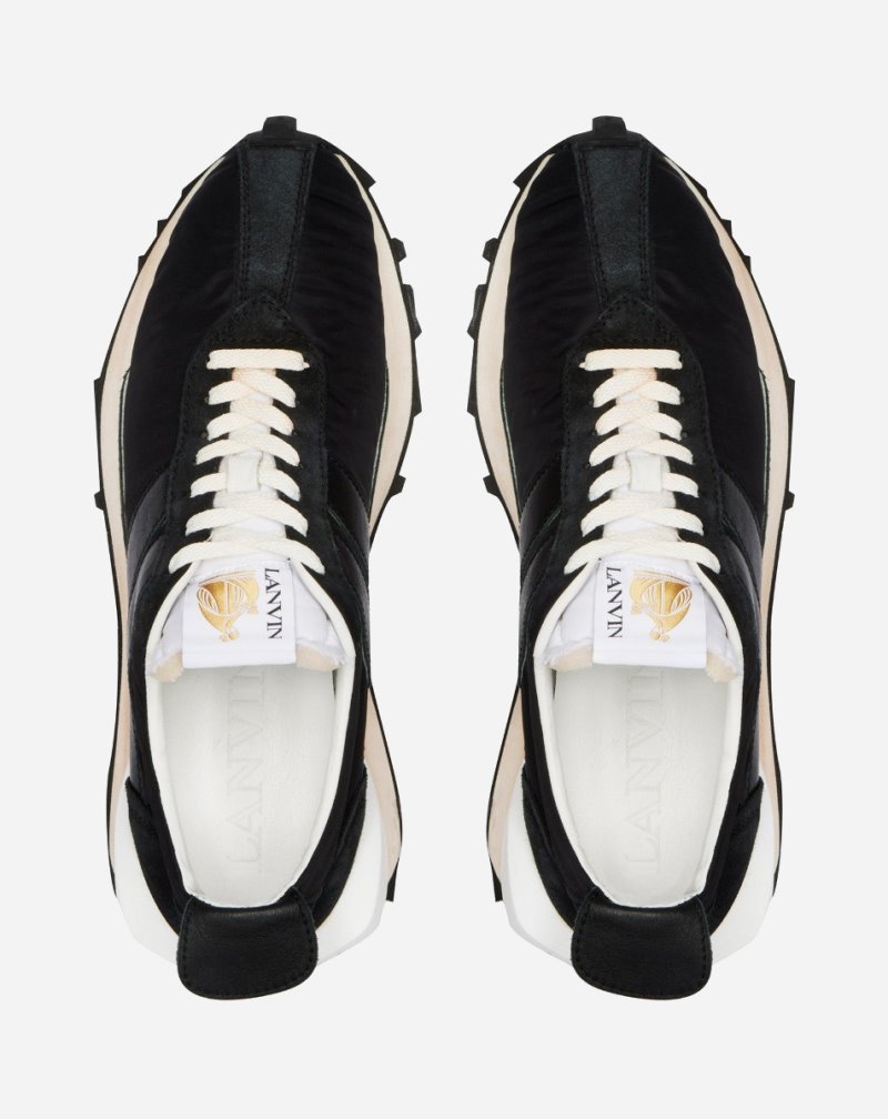 Lanvin Nylon Bumpr Sneakers Sneakers Herr Vita | BY94-6564S2