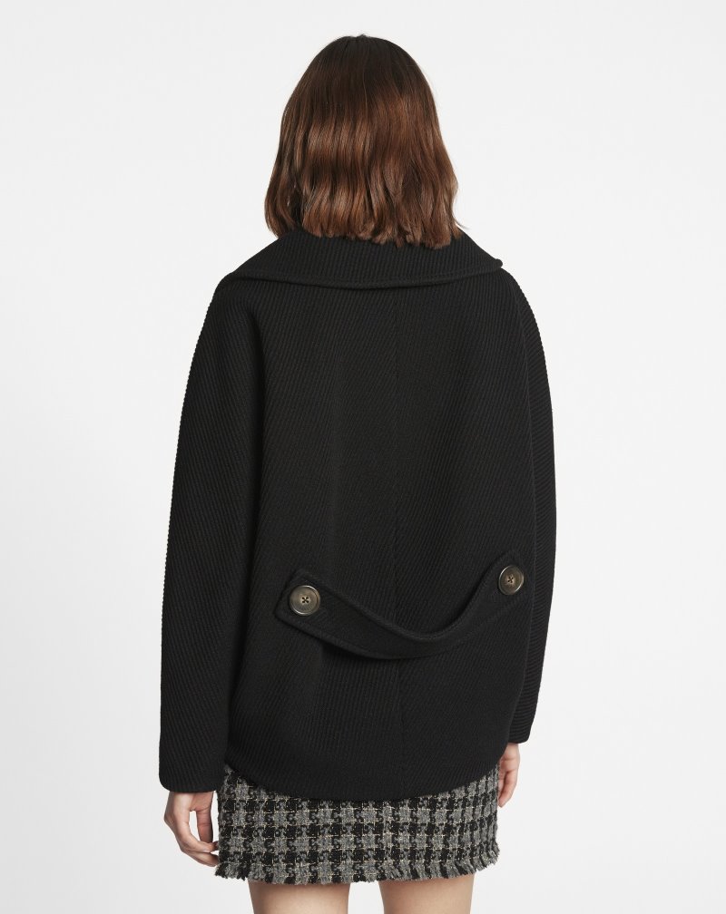 Lanvin Peacoat Rockar Dam Svarta | CY73-1743A1