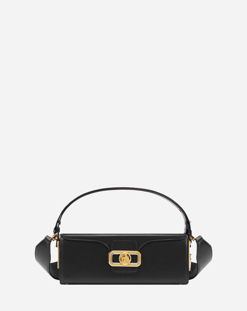Lanvin Pencil Bag In Box Calf Väskor Dam Svarta | RD12-1872P1