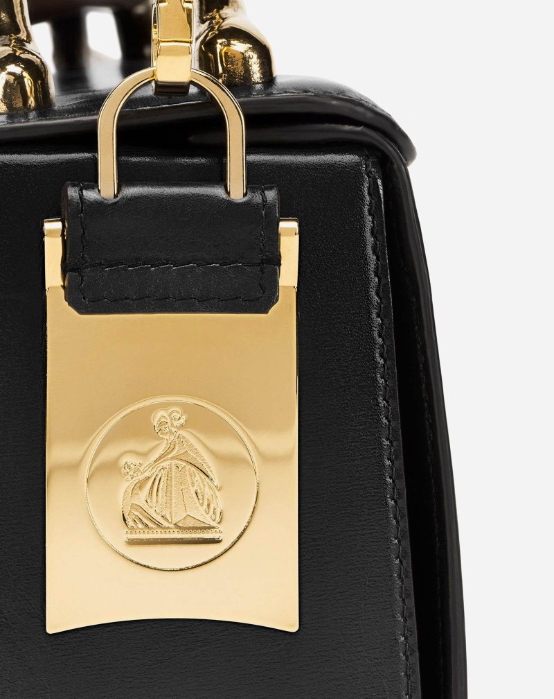 Lanvin Pencil Cat Bag In Box Calf Väskor Dam Svarta | JW59-1219J8