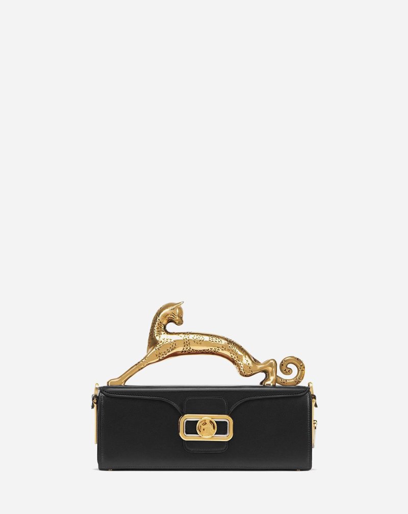 Lanvin Pencil Cat Bag In Box Calf Väskor Dam Svarta | JW59-1219J8